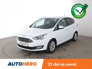 Ford C-MAX III 150KM, bi-xenon, navi, klima auto, kamera i czujniki parkowania-1