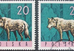 Znaczki polskie rok 1965 Fi 1486 odcienie - 2 znaczki
