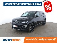 Jeep Compass II klima auto (2 strefy), skóra, grzane fotele, navi, kam i czujniki pa