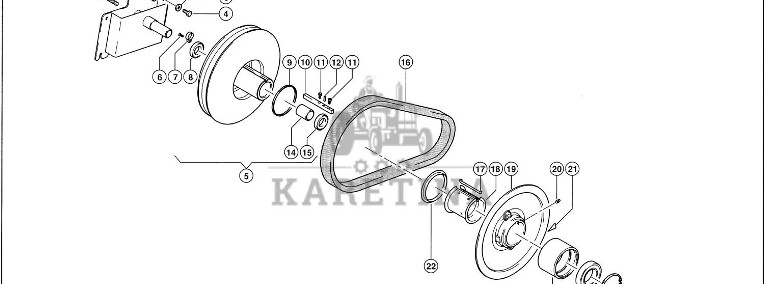 Claas Lexion 600 TARCZA REGULACYJNA LUŹNA 0007499590 (Dmuchawa-napęd pośredni)-1
