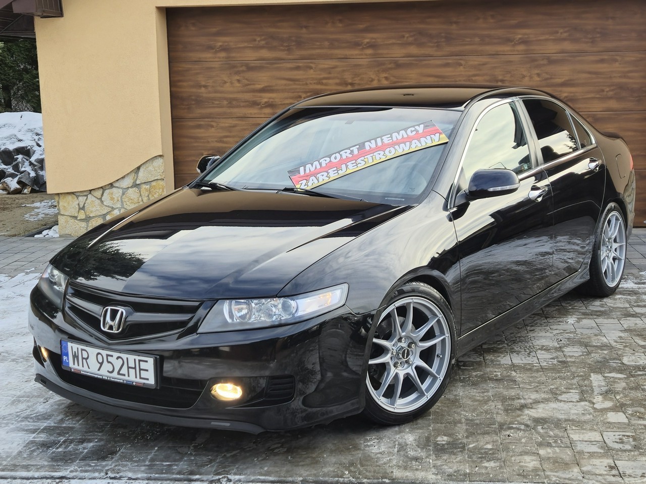 Honda Accord VII 2.0B 2007r Wyjątkowa, Full Serwis -TUV, Półskóra, Alusy 18+Alusy 16