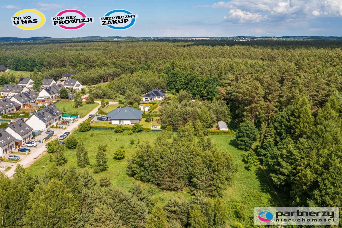 Piękna działka pod lasem 2257 m² z wydaną WZKą!!. - Widok 4