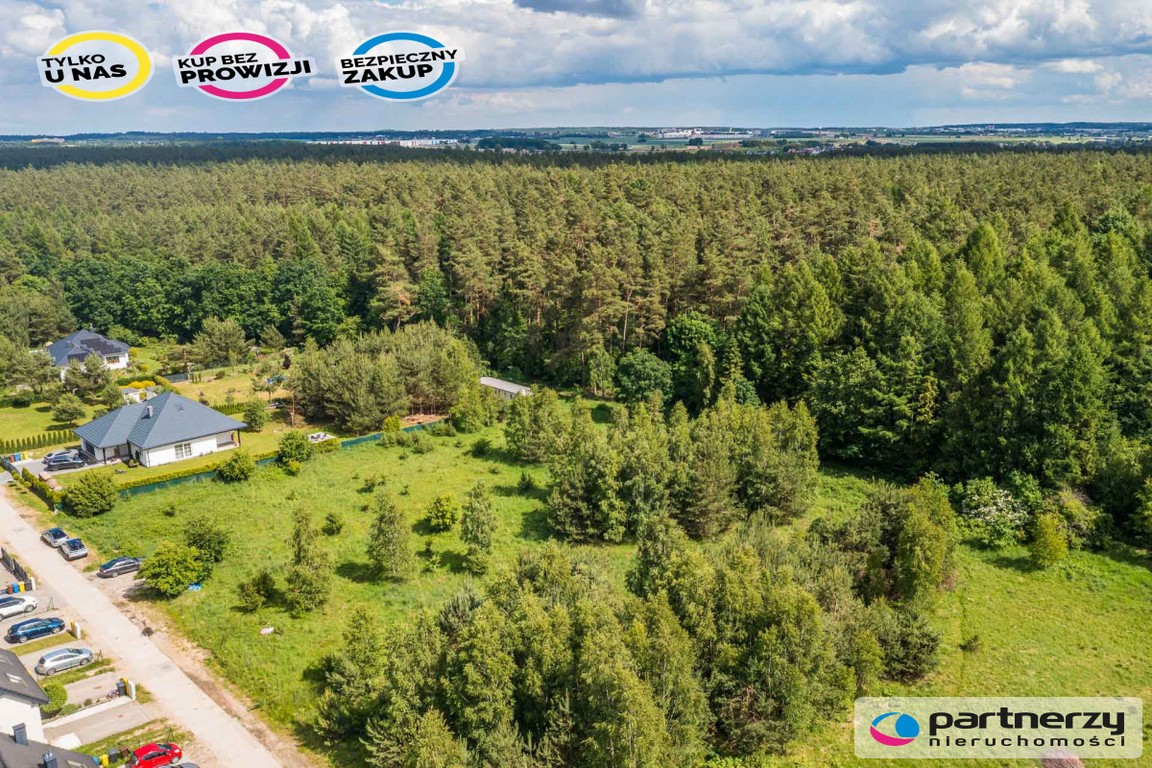 Piękna działka pod lasem 2257 m² z wydaną WZKą!!. - Widok 5