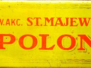 Metalowe pudełko na ołówki „Polonia” o twardości HB-1