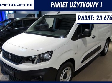 Peugeot Partner Partner Van 100Km Premium Long 3 osobowy Czujniki Parkowania Przód-1