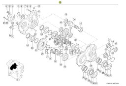 Claas Jaguar 970 - przekładnia walców 0026294704