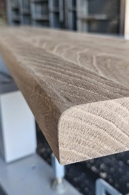 Drewniane parapety, półki DĘBOWE bezsęczne i rustic na wymiar-2
