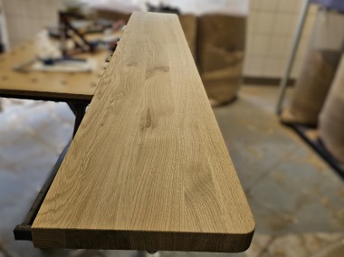 Drewniane parapety, półki DĘBOWE bezsęczne i rustic na wymiar-1