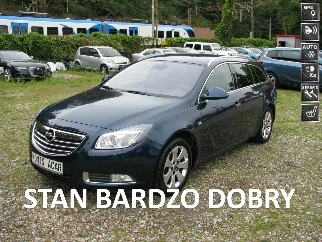 Opel Insignia I 2.0CDTi-160km-2-Właścicel-Navi-2 x PDC-BiKsenon-Pół skóry-El.Klapa-A