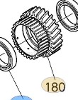 KUBOTA M9540 Koło Zębate 26 zębów CZĘŚCI 3C081-23340