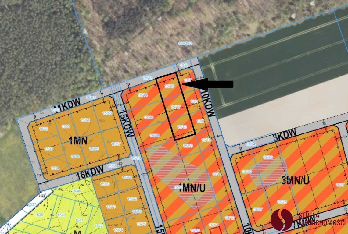 Działka przy lesie, plan miejscowy - Widok 6