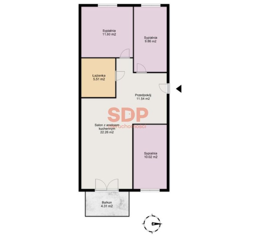 Mieszkanie dla rodziny | balkon | cicha okolica - Widok 2