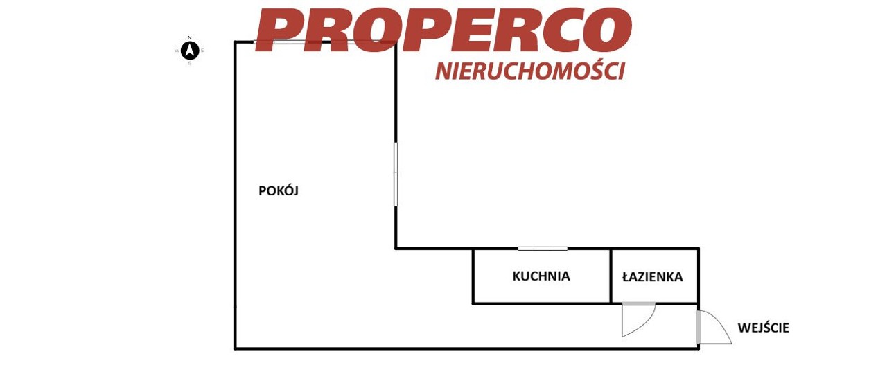Mieszkanie 1 pok, 45,3 m², ul.Bodzentyńska,Centrum - Widok 5