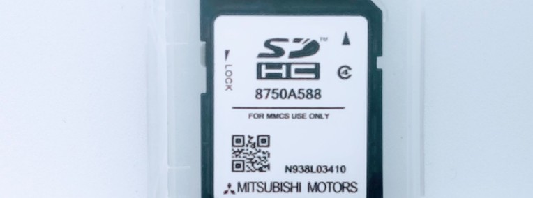 Karta SD Mitsubishi W-18 MMCS full EU 2023-1