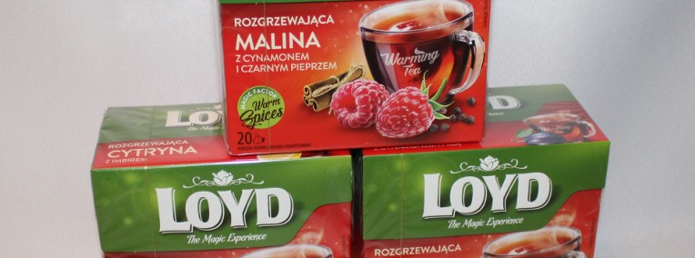 Herbata rozgrzewająca Loyd grzaniec - malina cytryna śliwka 20 torebek-1