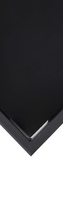 vidaXL Ogrodowy stolik barowy, czarny, 60x60x110 cm, szkło hartowane48120-4