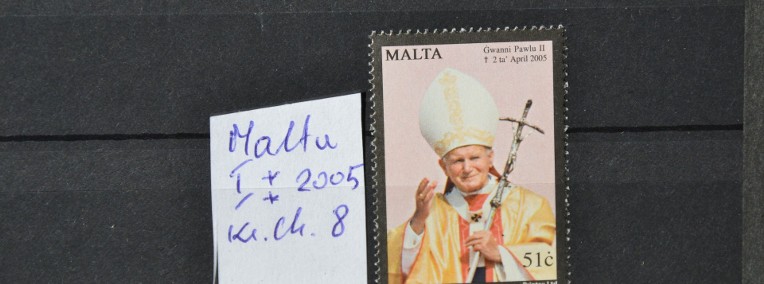 Papież Jan Paweł II Malta I ** Wg Ks Chrostowskiego 8-1