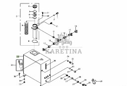 Krone Big M II - zbiornik oleju hydraulicznego 002329310