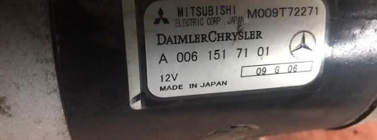 Rozrusznik Mitsubishi Mercedes-Benz OM 942.991-1