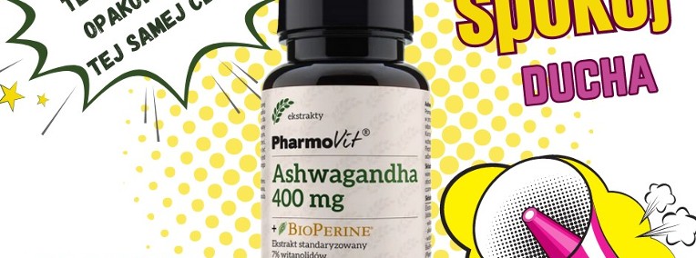 Ashwagandha Żeń-szeń indyjski 4:1 400 mg 90 kaps-1