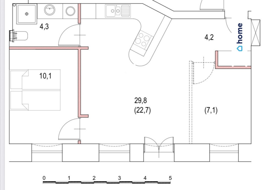 3 POKOJE | 49 M² | BALKON | 28 CZERWCA / HETMAŃSKA