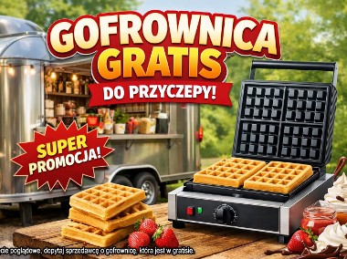 Przyczepa gastronomiczna lody gofry 3.5m całoroczna gotowy biznes + gratis!-1