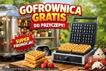 Inna Przyczepa gastronomiczna lody gofry 3.5m całoroczna gotowy biznes + gratis!