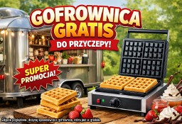 Inna Przyczepa gastronomiczna lody gofry 3.5m całoroczna gotowy biznes + gratis!