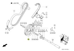 Claas Jaguar 970 - koło pasowe 0004958214