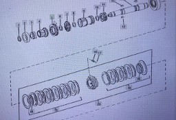 John Deere R57947/sprzęgło wielowypustowe/John Deere 4555/4755/4955 Nr części R57947