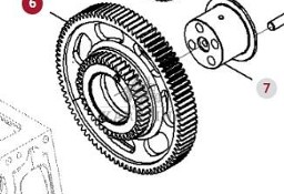 Fendt 936 Gen 7 Silnik D1556LE523 Koło Zębate Pośredniczące H218PF150063A