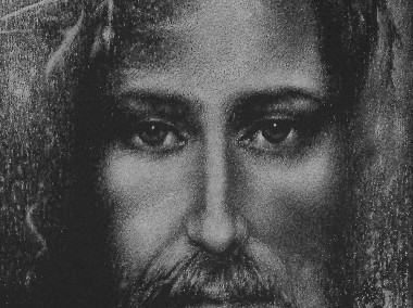 Jezus Chrystus Obraz ręcznie rzezbiony Staloryt-1