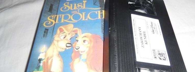 bajka Susi und Strolch'' kaseta VHS na Video-1