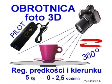  EKSPOZYTOR - OBROTNICA FOTO 3D -do 5 kg- reg.obr. i kier.-1