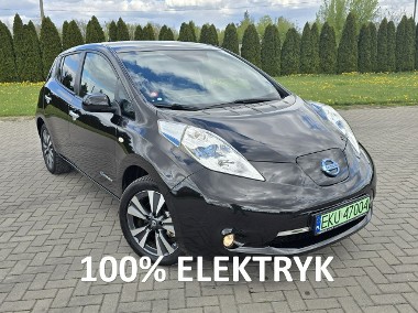 Nissan Leaf Elektryk. Full-Opcja. Serwis.Automat.Navi,Kam.360Stopni.Skóry.Ledy-1