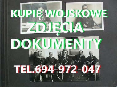 KUPIE WOJSKOWE STARE DOKUMENTY,ZDJĘCIA,LEGITYMACJE -1