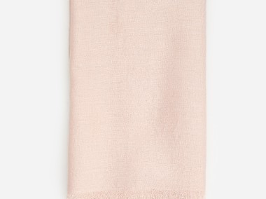 Nowy szal indyjski brudny róż jasny duży szalik chusta tkany elegancki-1