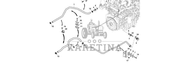 John Deere 9470RX - Linia RE571366 (Silniki pomocnicze)-1