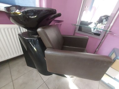 myjnia fryzjerska umywalka czarna fotel skóra ekologiczna-1