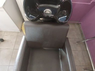 myjnia fryzjerska umywalka czarna fotel skóra ekologiczna-2