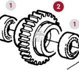 Fendt Favorit 514 Koło Zębate Walcowe CZĘŚCI 514100490030