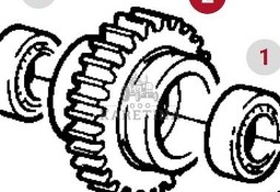 Fendt Favorit 514 Koło Zębate Walcowe CZĘŚCI 514100490030