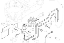 New Holland T6010 T6090 T6070 Hydroakumulator 0.75l 47057602