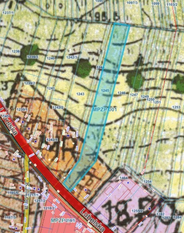 Działka budowlano-rolna 94 ar | Pawłów Rejowiec F. - Widok 2