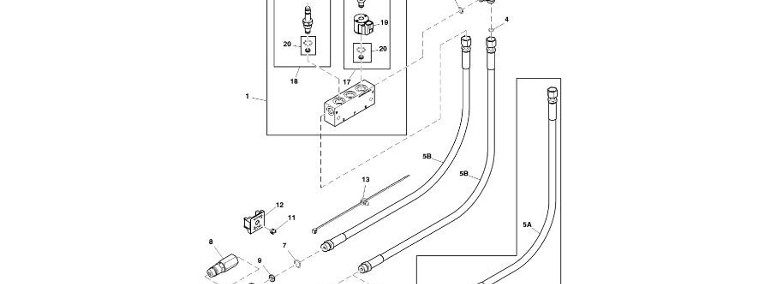 John Deere 960 - Zawór sterujący DC214833 (Układ hydrauliczny)-1