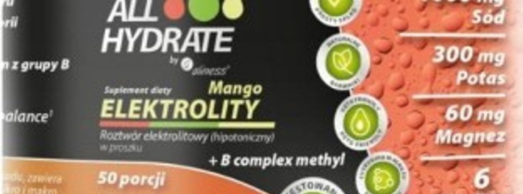 ALLHydrate - Elektrolity Mango + B-complex-1