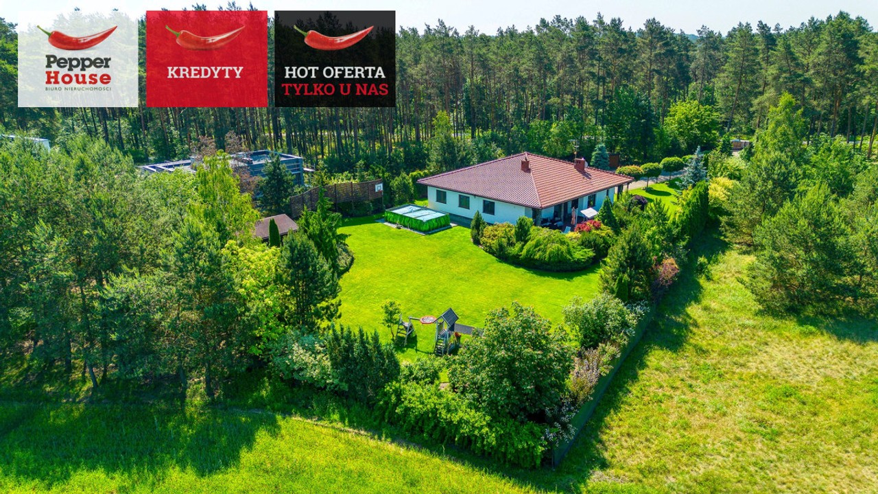 Dom wolnostojący w środku lasu! 235 m² basen, sauna, Sicienko