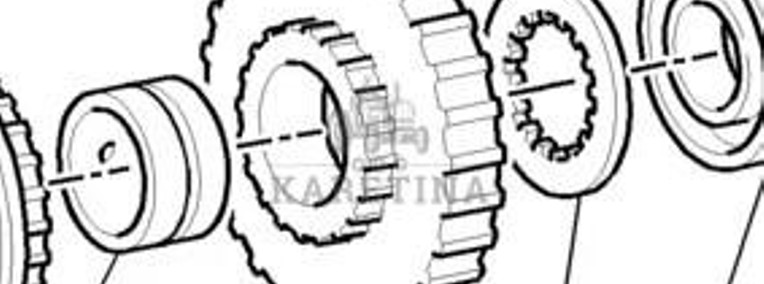 New Holland T7 T6050 TM165 TM155 TM150 TM140 TM145 TM180 Koło Zębate 5164729-1