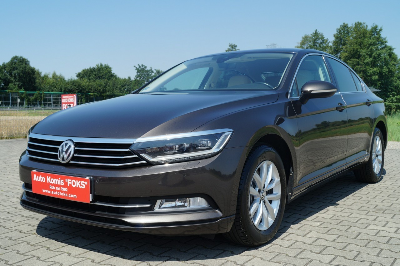 Volkswagen Passat B8 Salon PL 2,0 D. 150 KM VAT 23 % Navi Full LED GWARANCJA 12 MSC