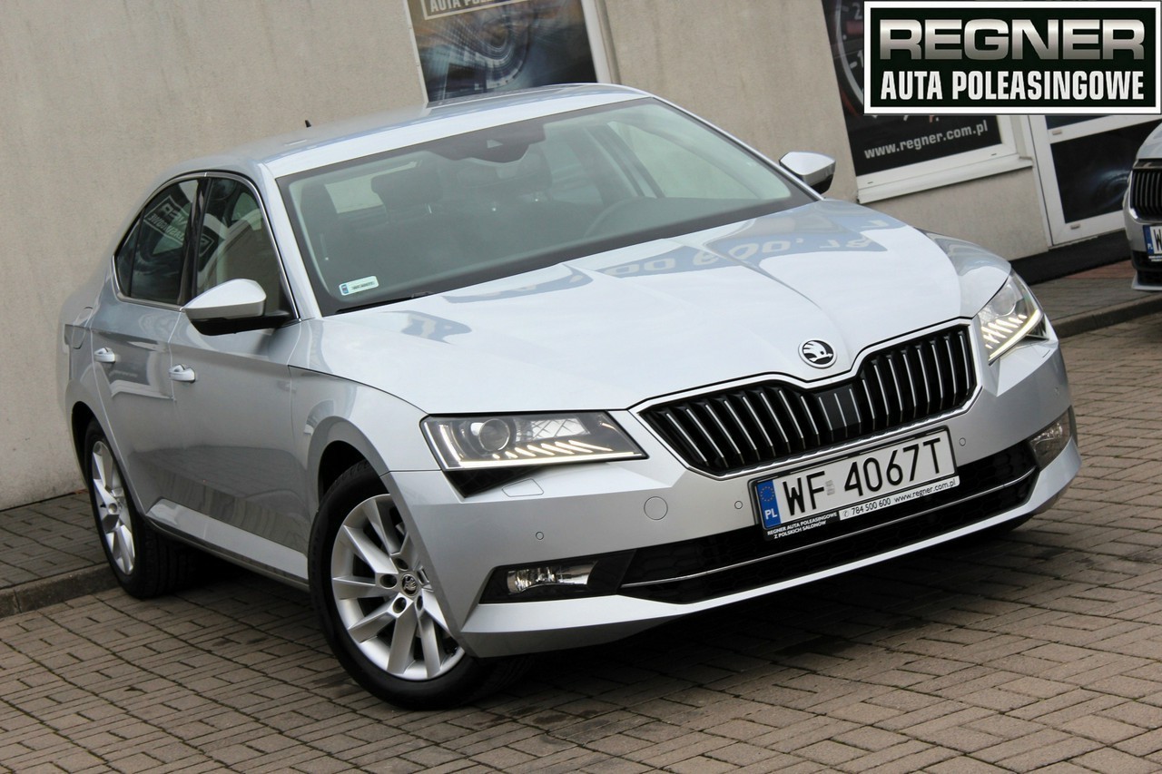 Skoda Superb III SalonPL FV23% 1.5TSI 150KM Blis Front Assist Tempomat Gwarancja